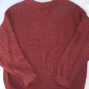 Rust sweater